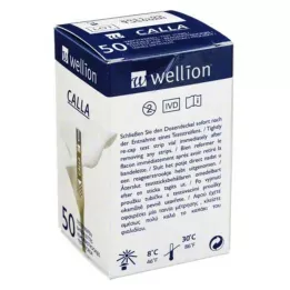 WELLION CALLA Glikozes līmeņa noteikšanas teststrēmeles, 50 gab
