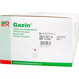 GAZIN Tamponi olu sterili 2+3 aizsargājoši r.o.RK, 100 gab