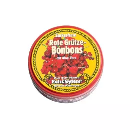 ECHT SYLTER Sarkano jāņogu želejas konfektes bez cukura, 70 g