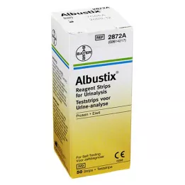 ALBUSTIX Teststrēmeles, 50 gab