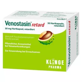 VENOSTASIN retard 50 mg ilgstošas darbības cietā kapsula, 50 gab