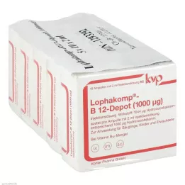 LOPHAKOMP B 12 Depo 1000 μg injekciju šķīdums, 50X2 ml