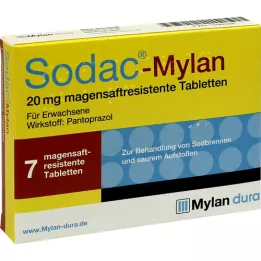 SODAC Mylan zarnās šķīstošās tabletes, 7 gab
