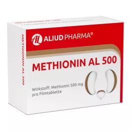 METHIONIN AL 500 apvalkotās tabletes, 50 gab