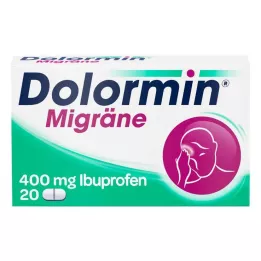 DOLORMIN Migrēnas apvalkotās tabletes, 20 gab