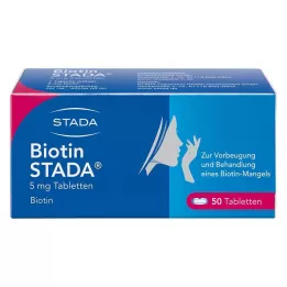 BIOTIN STADA 5 mg tabletes, 50 gab