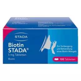 BIOTIN STADA 5 mg tabletes, 100 gab