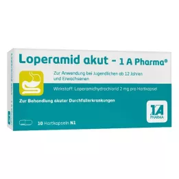 LOPERAMID akut-1A Pharma cietās kapsulas, 10 gab