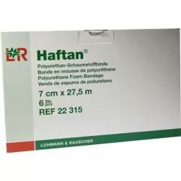 HAFTAN Putu pārsējs 7 cmx27,5 m, 6 gab