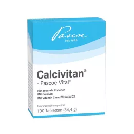 CALCIVITAN Pascoe Vital tabletes, 100 gab