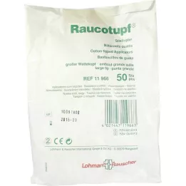 RAUCOTUPF Tampons liela vates galva, 50 gab
