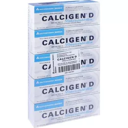 CALCIGEN D 600 mg/400 I.E. putojošās tabletes, 50 gab