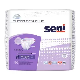 SUPER SENI Plus nesaturēšanas bikses nakts f.E.Gr.3 L, 10 gab