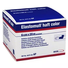 ELASTOMULL cepures krāsa 6 cmx20 m stiprinājuma lente zila, 1 gab
