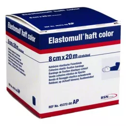 ELASTOMULL cepures krāsa 8 cmx20 m stiprinājuma lente zila, 1 gab