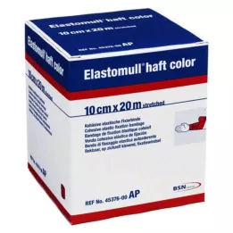 ELASTOMULL cepures krāsa 10 cmx20 m fiksators sarkans, 1 gab