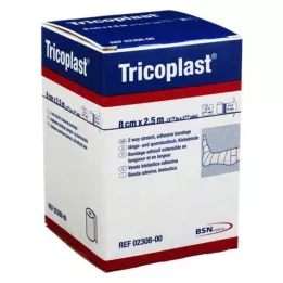 TRICOPLAST Ģipša pārsējs 8 cmx2,5 m 2308, 1 gab