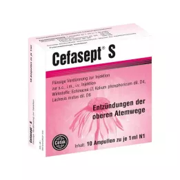 CEFASEPT S Injekcijas šķīdums, 10 gab