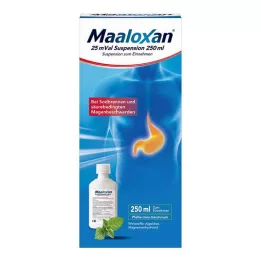 MAALOXAN 25 mVal suspensija, 250 ml