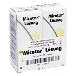MICOTAR Šķīdums, 20 ml