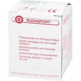 RUDASPORT Ģipša pārsējs 8 cmx2,5 m, 1 gab