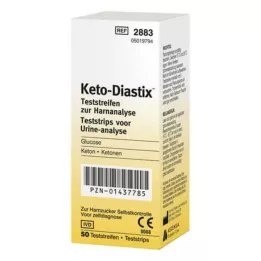 KETO DIASTIX Teststrēmeles, 50 gab