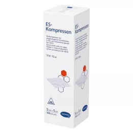 ES-KOMPRESSEN nesterils 5x5 cm 12 reizes, 100 gab