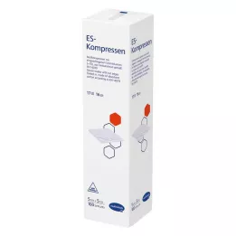 ES-KOMPRESSEN nesterils 5x5 cm 16 reizes, 100 gab