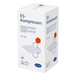 ES-KOMPRESSEN nesterils 10x10 cm 16 virzienu, 100 gab