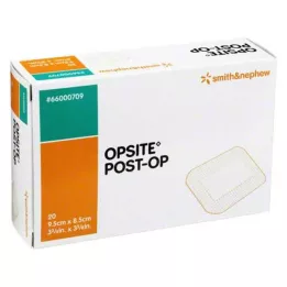 OPSITE Stabs-OP 8,5x9,5 cm pārsējs atsevišķi sterils, 20X1 gab