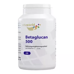 BETA-GLUCAN 500+C vitamīns+cinka kapsulas, 90 gab