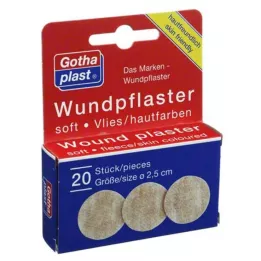 GOTHAPLAST Brūču kopšanas mīkstais flīss 2,5 cm, 20 gab