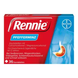 RENNIE Košļājamās tabletes, 36 gab