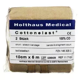 KURZZUGBINDE Cottonelast 10 cmx5 m, 2 gab