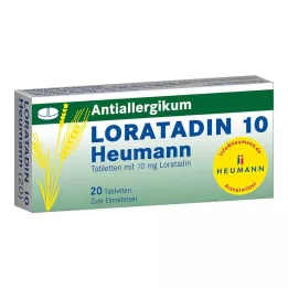 LORATADIN 10 Heumann tabletes, 20 gab