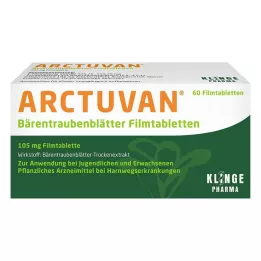 ARCTUVAN Bearberry apvalkotās tabletes, 60 gab