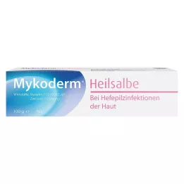 MYKODERM Ārstnieciskā ziede Nistatīns un cinka oksīds, 100 g