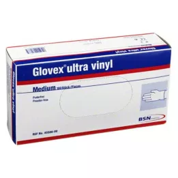 GLOVEX Ultra Vinyl Gloves vidēji, 100 gab