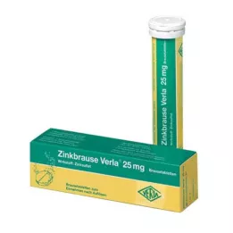 ZINKBRAUSE Verla 25 mg putojošās tabletes, 100 gab