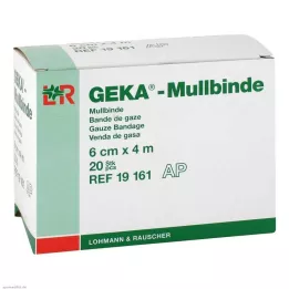 MULLBINDEN GEKA 6 cmx4 m, 20 gab