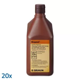 BRAUNOL Gļotādas antiseptisks līdzeklis, 20X100 ml