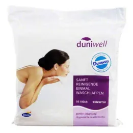 Duniwell vienreizējās mazgāšanas lupatiņas, 50 gab