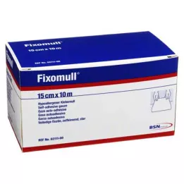 FIXOMULL Adhezive mull 15 cmx10 m, 1 gab