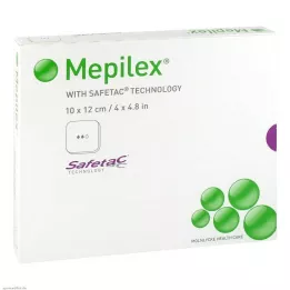 MEPILEX 10x12 cm putu pārsējs, 5 gab