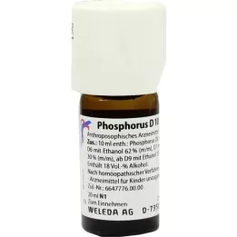 PHOSPHORUS D 10 atšķaidījums, 20 ml