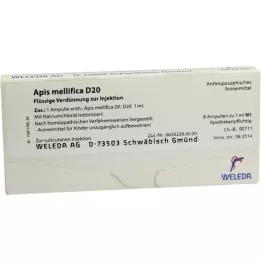 APIS MELLIFICA D 20 ampulas, 8 gab