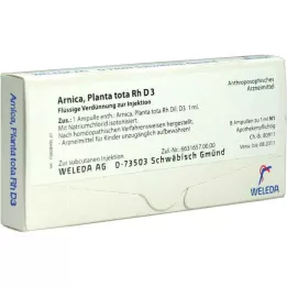 ARNICA PLANTA kopā Rh D 3 ampulas, 8X1 ml
