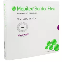 MEPILEX Border Flex putu savienotājs 13x16 cm ovāls, 5 gab