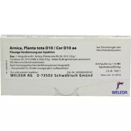ARNICA PLANTA kopā D 10/Cor D 10 aa ampulas, 8X1 ml