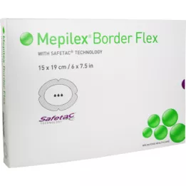 MEPILEX Border Flex putu savienotājs 15x19 cm ovāls, 5 gab